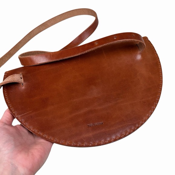 Tree Fairfax Extended Half Moon Brown Crossbody Bag - Picture 5 of 7